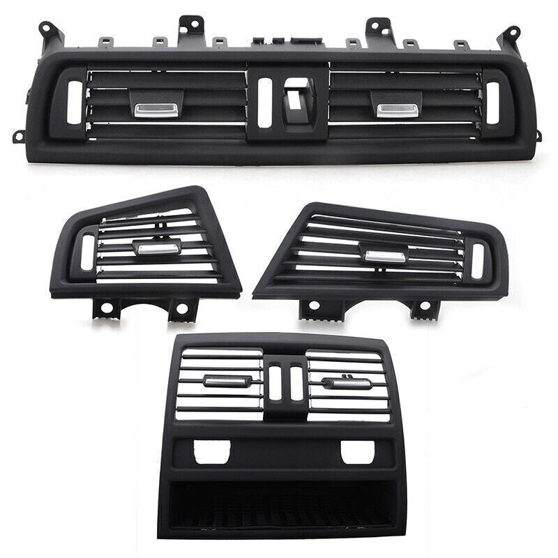1 set of front ventilation center dashboard AC grille kit for BMW F10 F11 520i 528i 535i