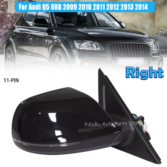 1X Right Side Door Mirror Turn Signal Heated SWA 11Pin for Audi Q5 8RB 2009-2014