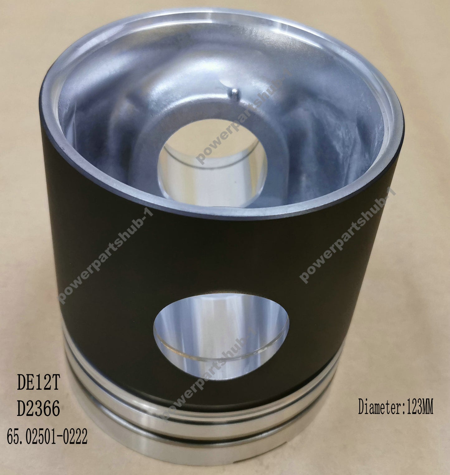 Engine piston 65.02501-0222 for Doosan Excavator engine DE12 DE12TI D2366 787