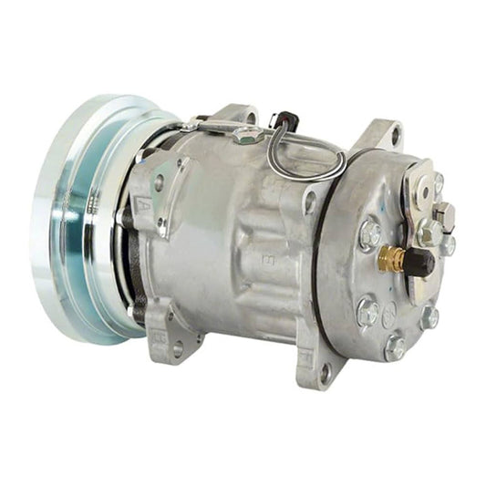 12V A/C Compressor 3E-1907 3E-1908 For Caterpillar C11 C13 Engine 416C 420D 426C