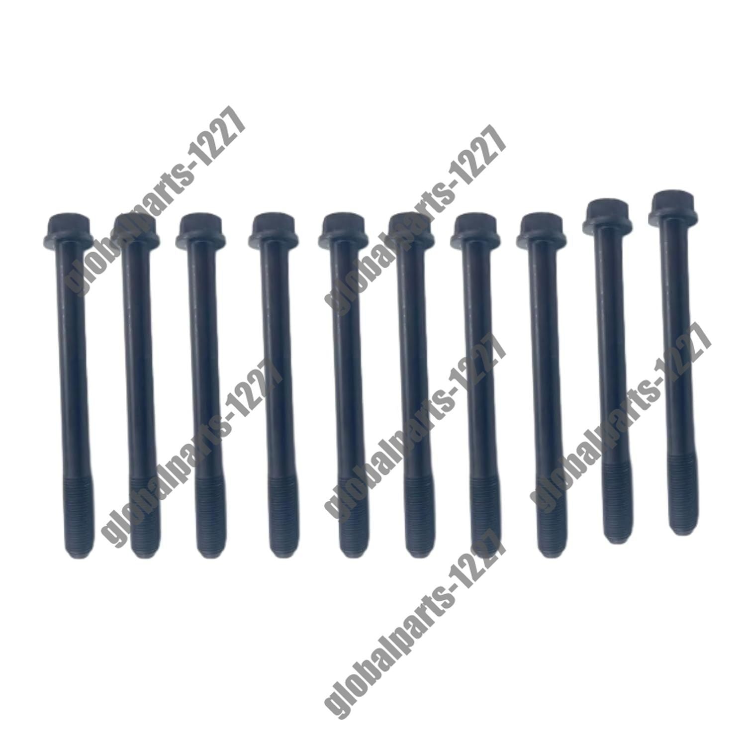 10Pcs Cylinder Head Bolt 1J700-04560 for Kubota Engine V2607 Excavator U48-4