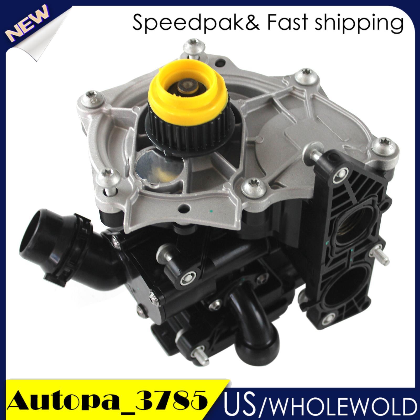 Electronic Water Pump Thermostat Housing Assy Fits for VW for Golf for Passat for Tiguan 1.8