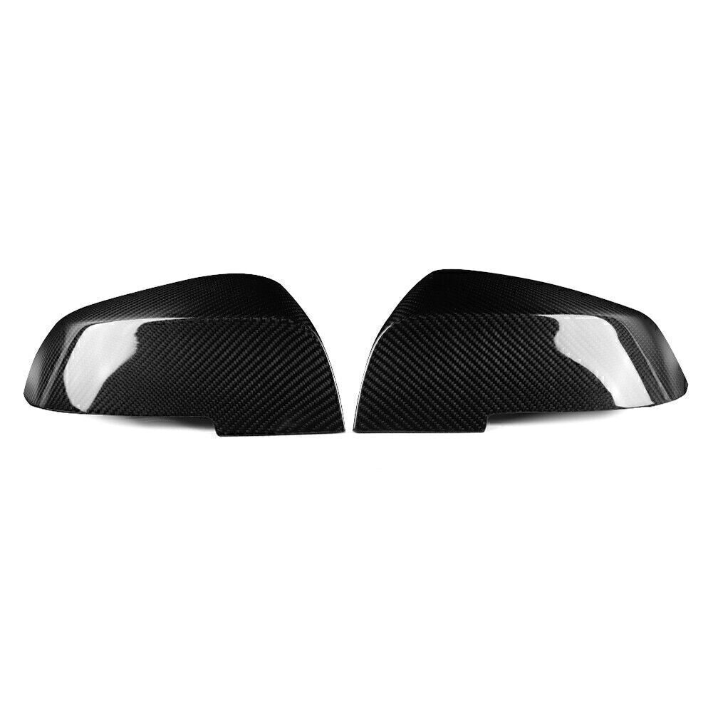 Black Carbon Fiber Side Mirror Covers Fit for BMW E84 F20 F22 F30 F32