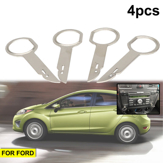 2 Pair Car Radio Stereo Release CD Removal Key Tool for Ford Focus Fiesta C-Max