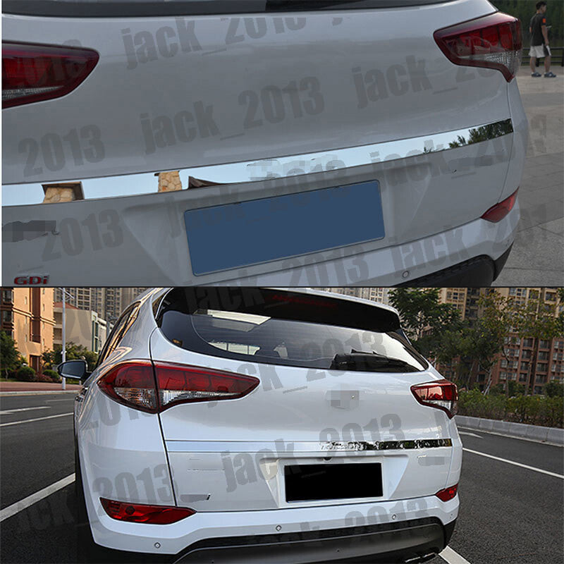 for Hyundai for Tucson 2015-2020 Car Trunk Tailgate Grab Handle Trim Cover Stainless