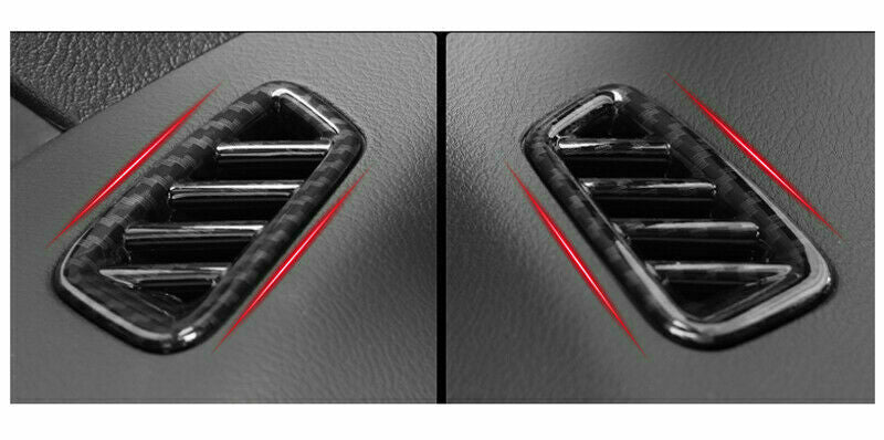 for Nissan Sentra 2020-2022 ABS Carbon Fiber Dashboard AC Air Outlet Vent Trim