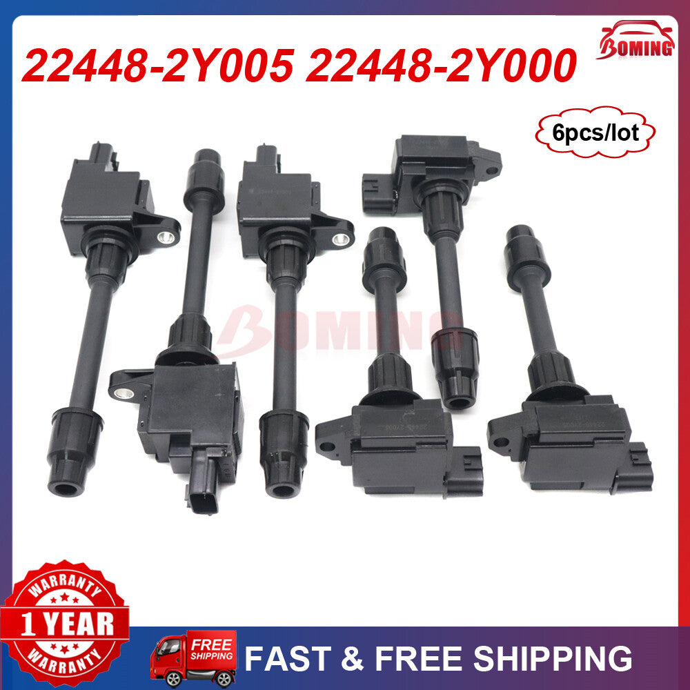 6x 22448-2Y005 22448-2Y000 New ignition coil suitable for Nissan Maxima for Infiniti I30