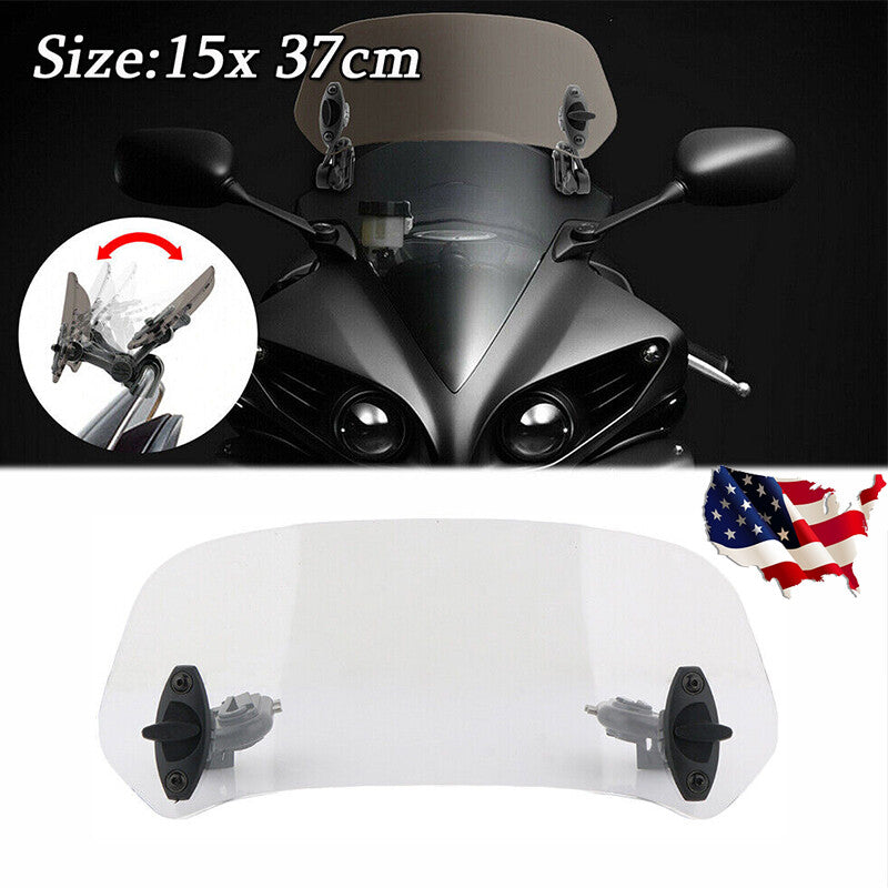 Motorcycle windshield, extended windshield, boiler air suitable for Harley-Davidson , for Honda , for Yamaha