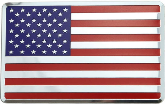 Car side fender rear trunk badge sticker American flag for Cadillac