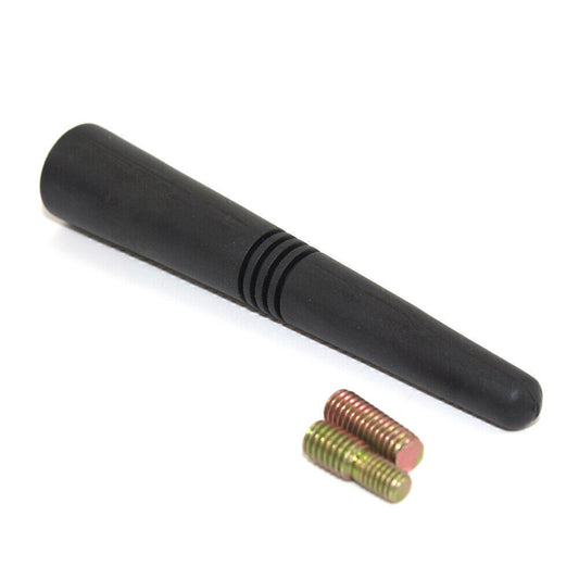 4 Zoll 98MM Antenne Radio AM/FM Antennen-Kit + Schraube Auto Universal Schwarz