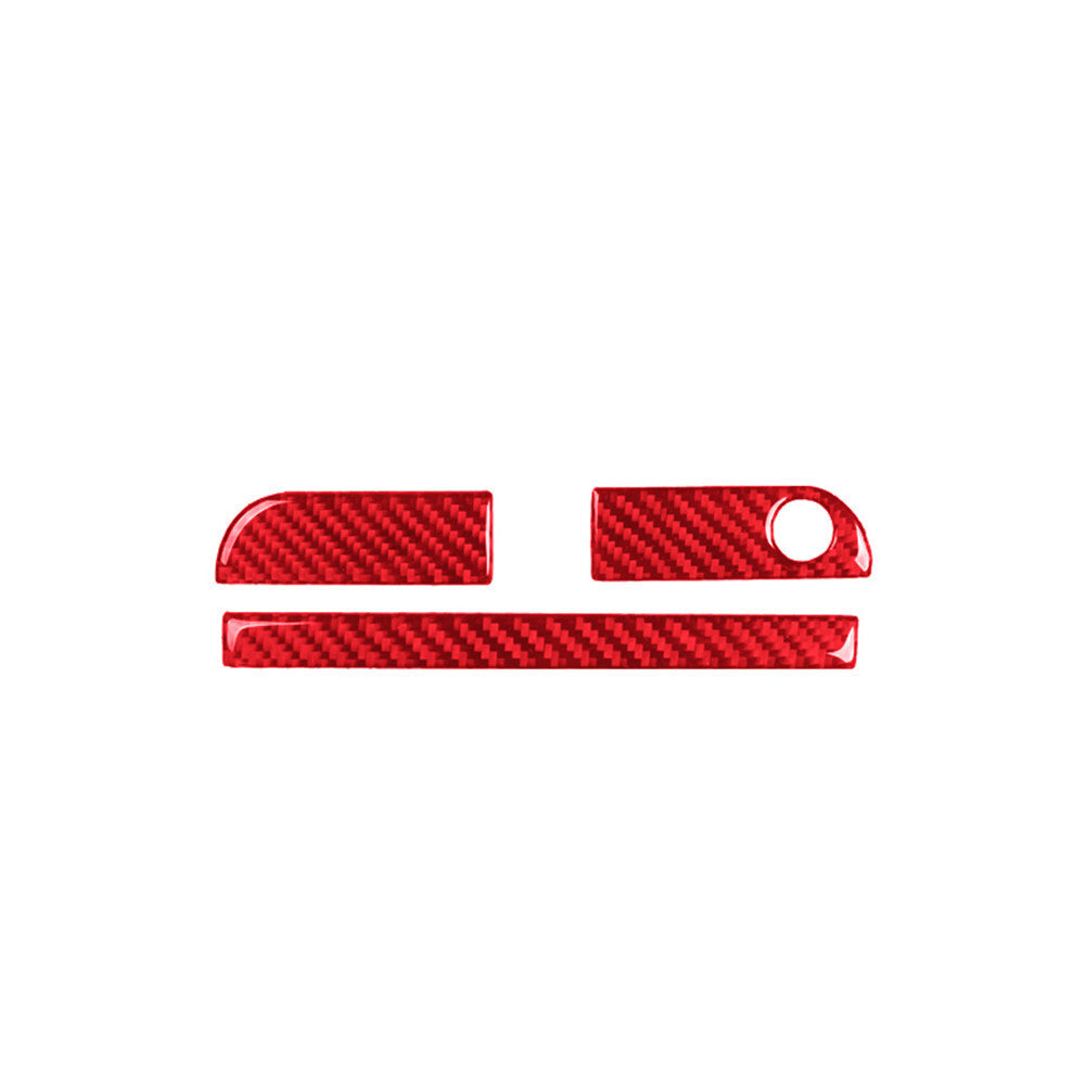 Carbon Fiber Interior for Co -pilot Storage Panel Trim for Audi TT 8N 2001-2006 Red