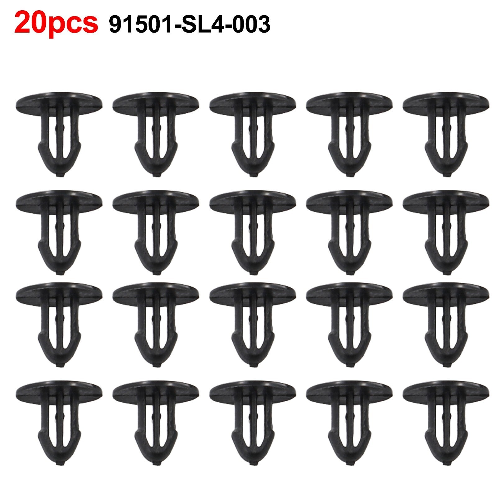 Suitable for 91501-SL4-003 clips, grid clips, black head, 13 mm diameter nylon
