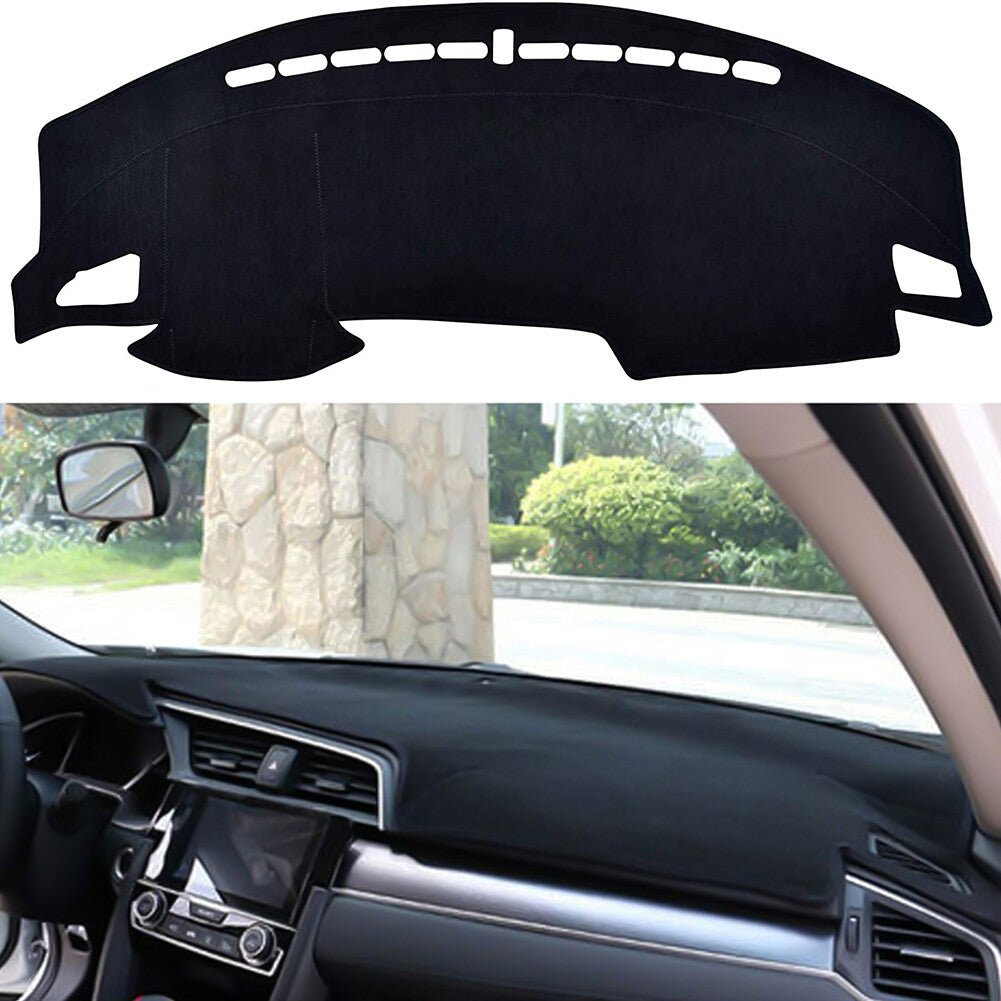 Leather Dashboard Cover Sunshade Pad Dash Mat for Honda for Civic 2016-2021 Sedan