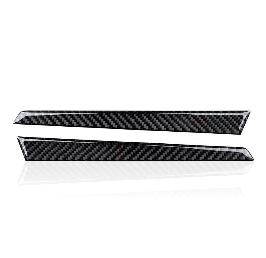 Car license plate frame cover cap rear trunk forged carbon fiber suitable for modern vehicles.