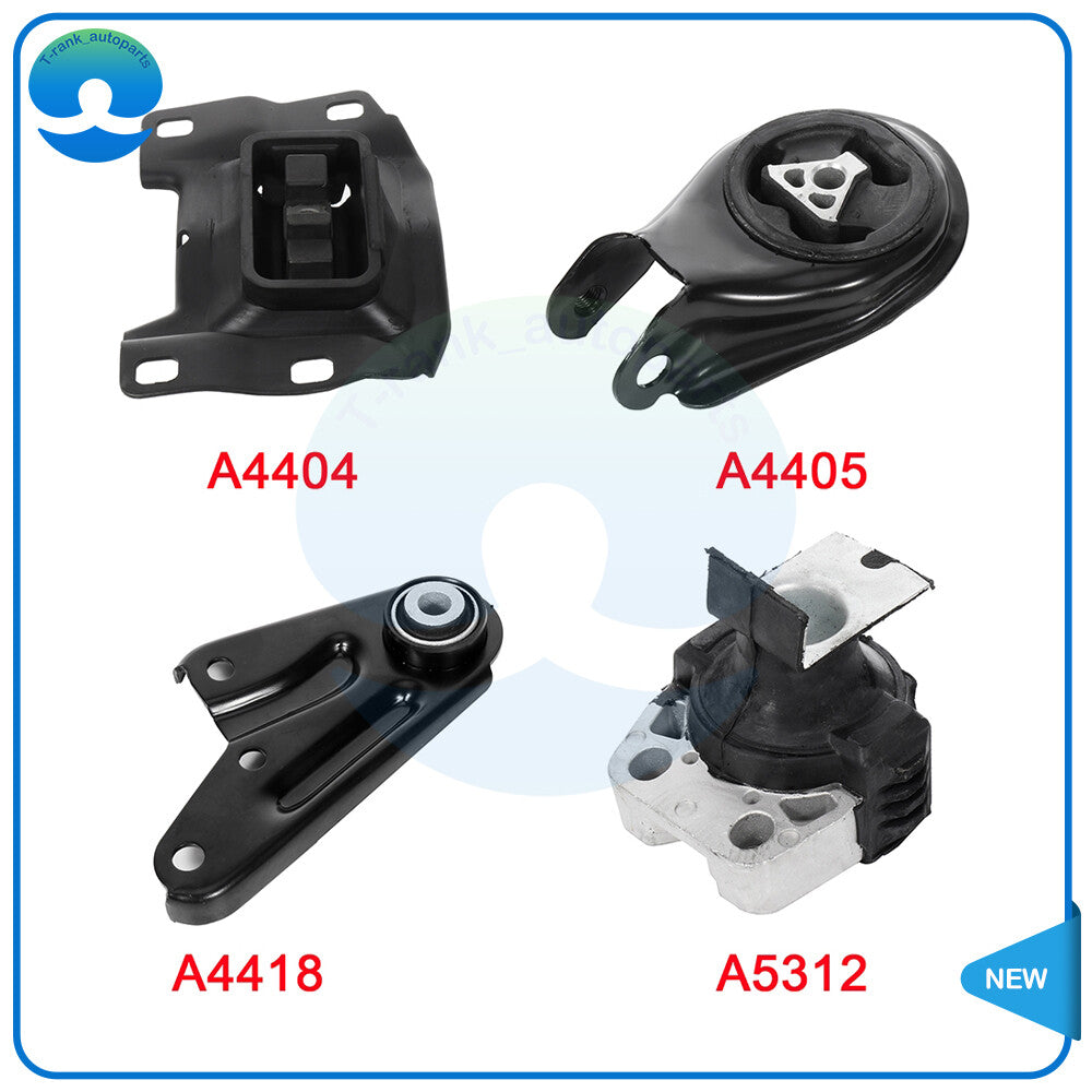 4PC Engine Motor  Trans Mount Set A4418 Fit for 2004-2019 for Mazda 3 2.0L 2.3L