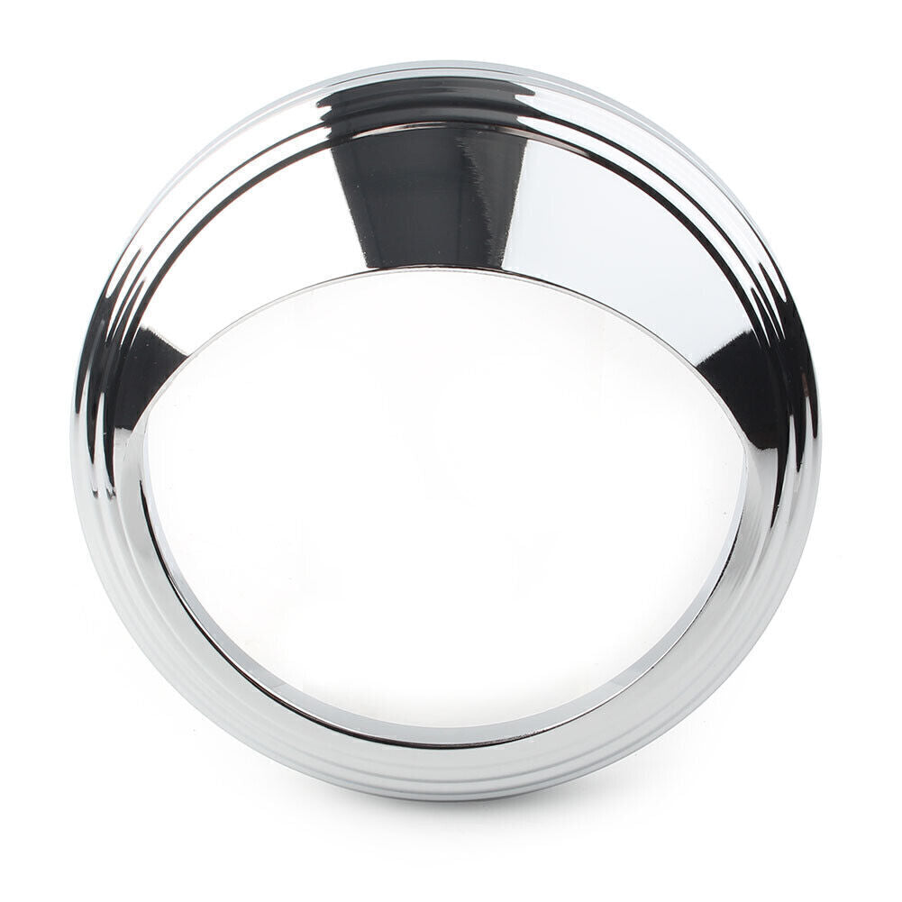 Fit for Harley with 5 speedometer Aluminum Bezel Chrome Trim Ring Visor Cover