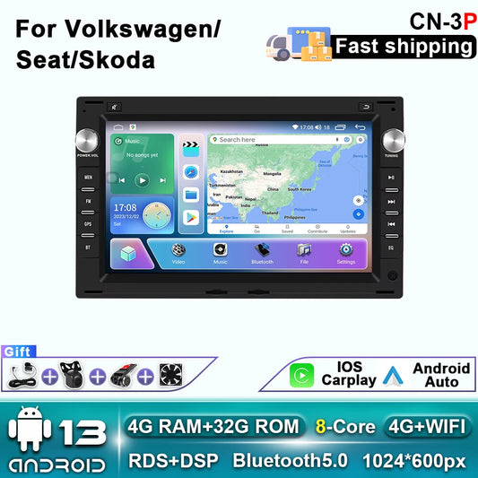 Android Car Radio for VW for Volkswagen for PASSAT B5 MK4 MK5 Player CarPlay Auto Screen