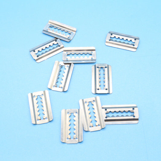 Bumper Strip Retainer Stainless Clip Sheet for Toyota 90468-04030,Pack Of 10