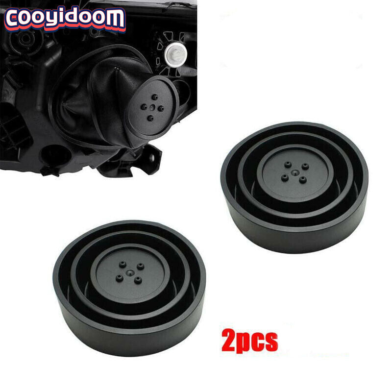 Pair rubber housing Sealed Cap Auto Dust Cover for Car Headlight LED HID Lamp