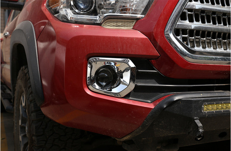 Suitable for 2016-2022 for Toyota Tacoma ABS chrome front fog light trim