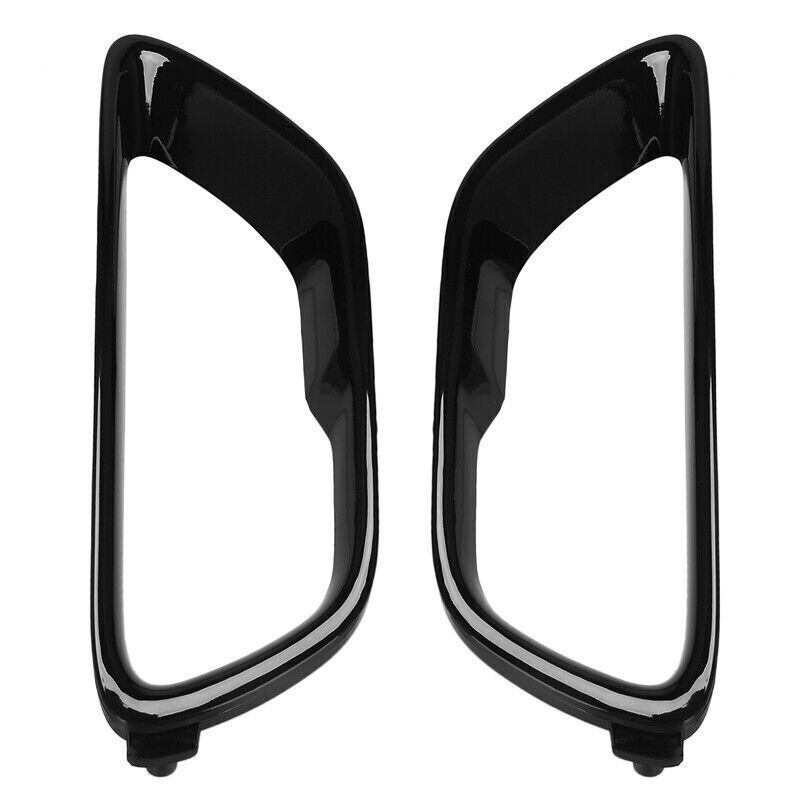 Pair Car Front Fog Light Cover Fog Lamp Trim Black for Jeep for Grand Cherokee 17-19