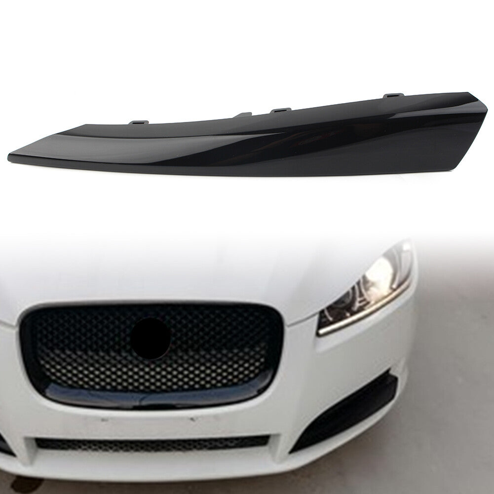 Front Left Side Bumper Grille Insert Cover Trim for Jaguar XF 2012-2015 Black