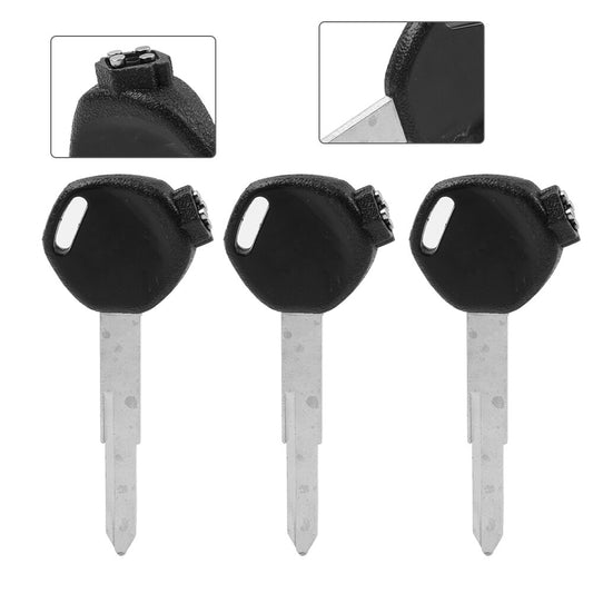 Scooter Blank Ignition Keys Uncut 3pcs Right Slot Fit for Honda PCX125 150 SH125 150
