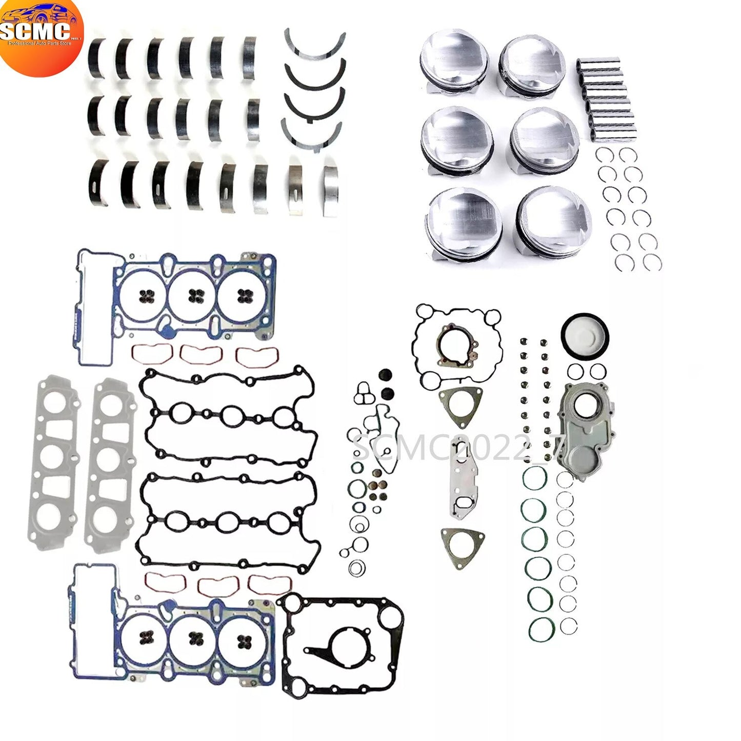 3.0T Cylinder Head Piston Gasket Seal Kit for VW Touareg for AUDI A4 A5 S5 A6 for A8 Q5