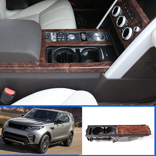 Replace Sliding Cup Holder for Land Rover Discovery 2017-2020 Console Wood Grain
