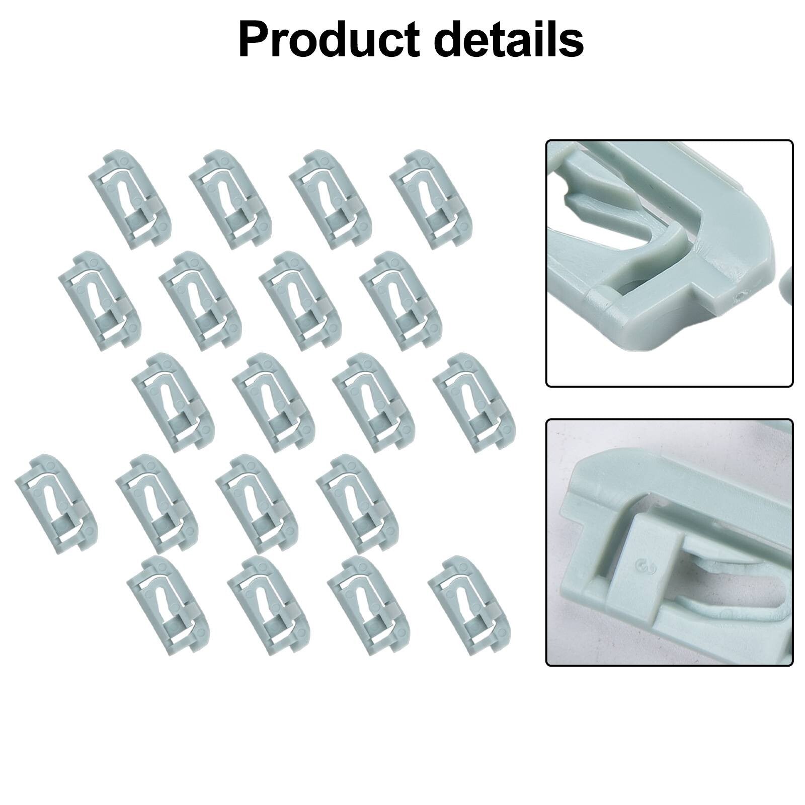 Compatible with G Body Windshield  Rear FORWindow Trim 20 Molding Clips