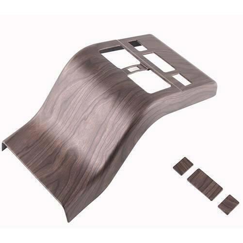 for Toyota BZ4X 23-2024 Peach Wood Grain Back Air Outlet Vent Frame Cover Trims