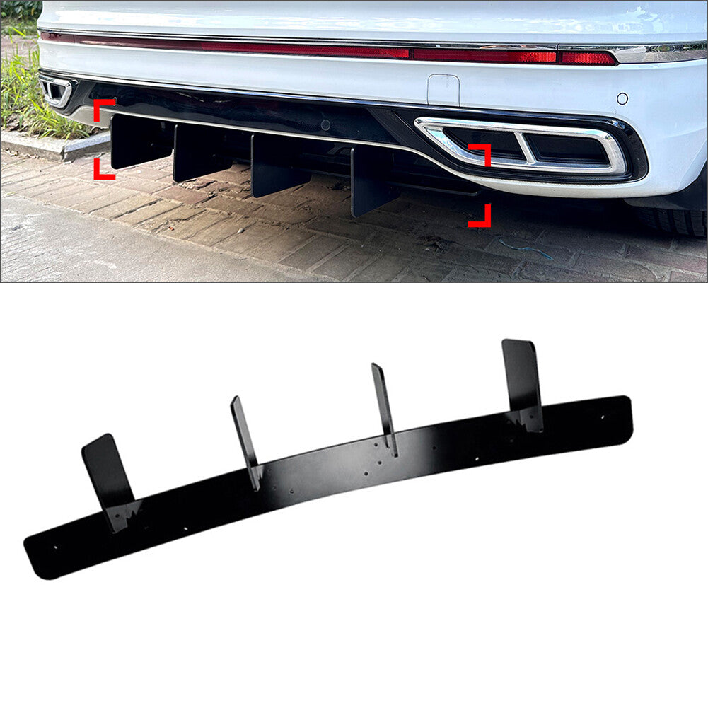 Rear Bumper Spoiler Splitter Protector for VW for Tiguan Rline MK2.5 2021-2023