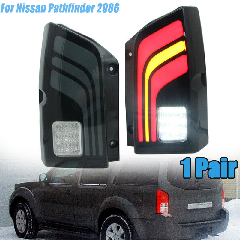 Left Right LED Tail Light Rear Brake Turn Signal Lamp for Nissan Pathfinder 2006