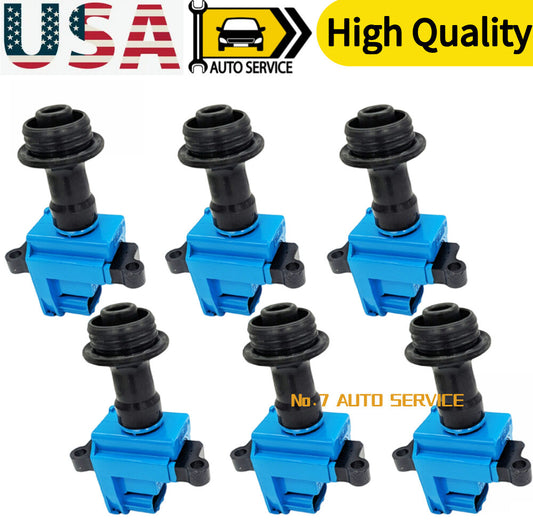 6Pcs Ignition Coil MCP-1440 for Nissan Skyline R34 GT Neo Stagea RB20DE RB25DET