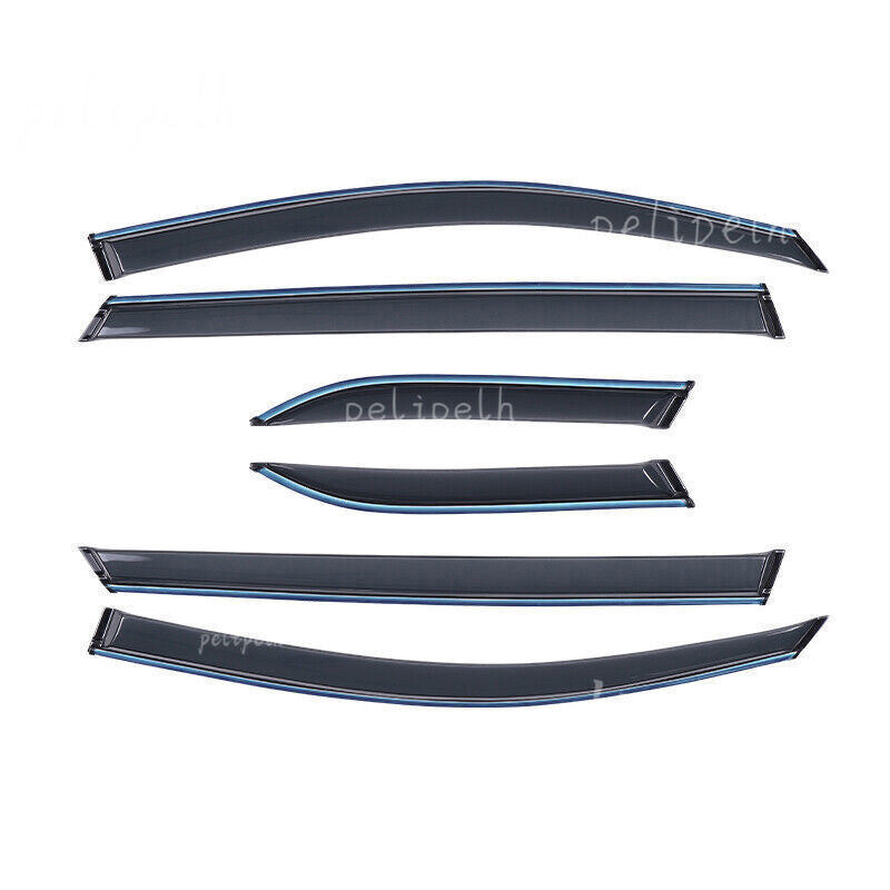 for Audi Q7 SQ7 2020-2024 Window Visors Cover Sun Rain Guard Vent Deflector Deco