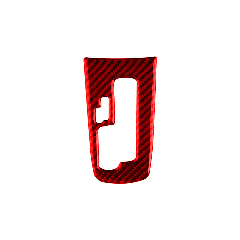 Red Carbon Fiber Gear Shift Panel Cover Trim for Chevrolet for Cruze 2009-2015