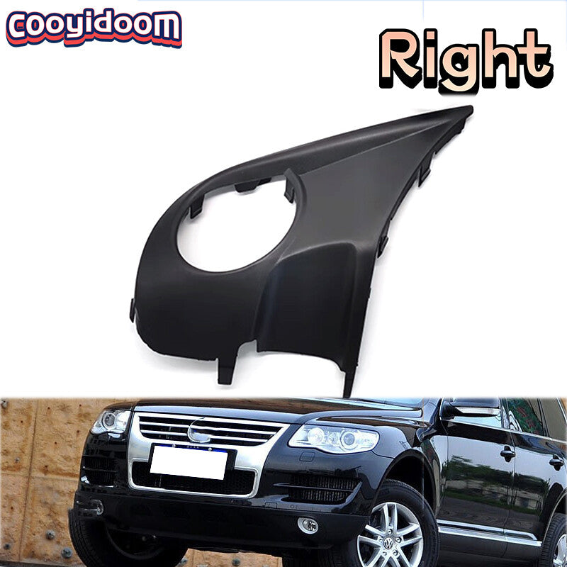 Right front bumper fog light frame cover for Volkswagen Touareg 2008 - 2010