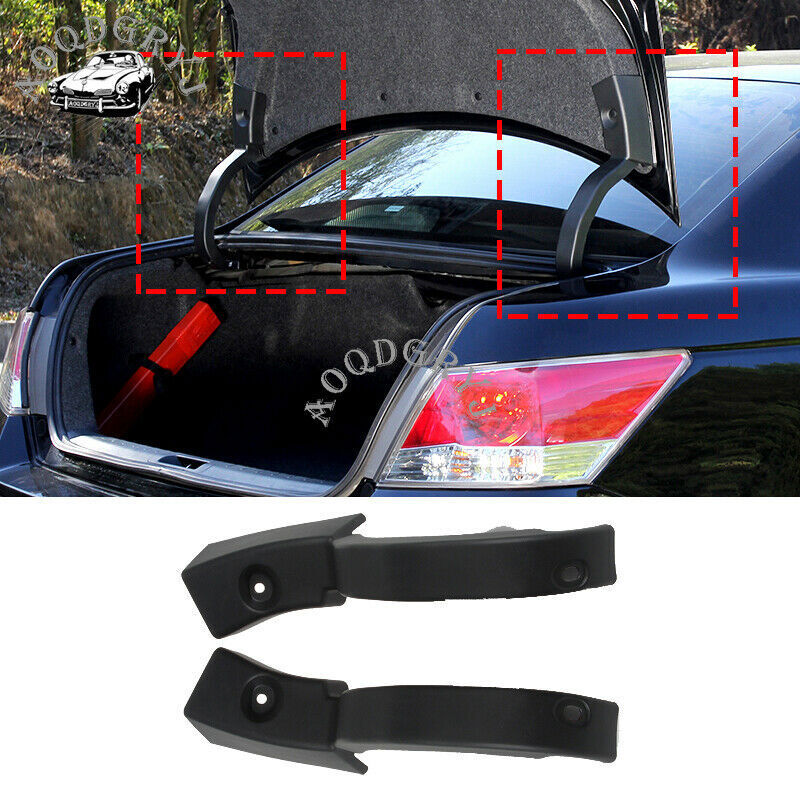 2P Rear Trunk Arm Hinge Cover Garnish Trim for Honda Accord 4DR Sedan 2008-2012