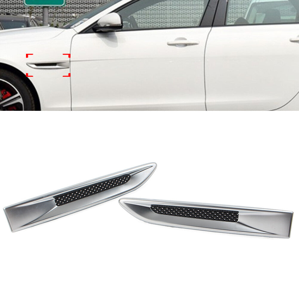 for Jaguar XE F-Pace 16-20 Front Side Fender Air Vent Outlet Grille Trim 2 x UK