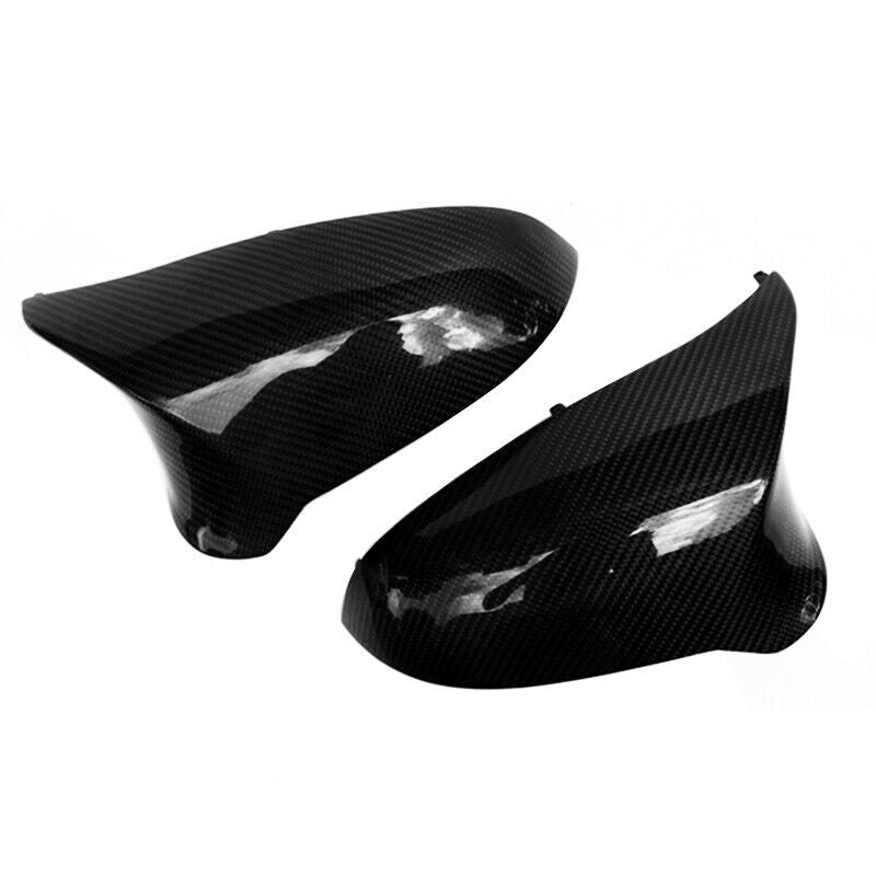 Pair Real Carbon Fiber Car Side Rear Mirror Cover Caps for BMW M3 F80 M4 F82 F83