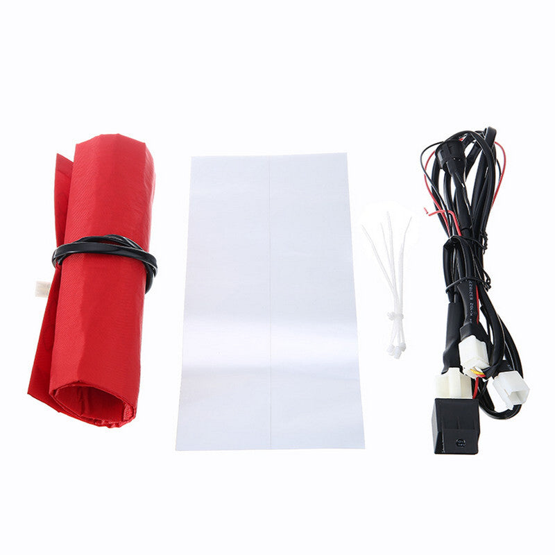 12V Universal Motorcycle for Seat Waterproof Carbon Fiber for Seat Heating Pad Heater